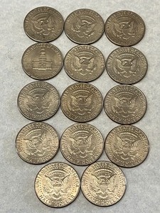Lot Of (14) Kennedy Half Dollar Coins -- UNC