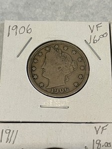 Lot Of (5) Liberty Nickels