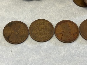Lot Of (52) Wheat Pennies