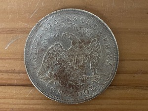 (1) FAKE 1847 Seated Liberty Dollar Coin -- Not An Original