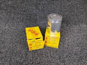 lot 25 image: Lot of (2) Suzuki Pistons Part No. 12110-10720 for 1968 Suzuki T200 TC200 NOS