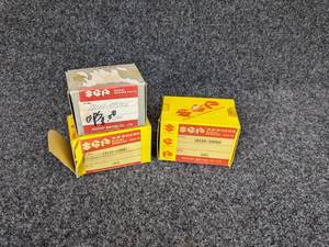 lot 31 image: Lot of (3) Suzuki Pistons Part No. 12110-10000 for 1968 Suzuki T200 TC200, Part No. 12110-03981 for 1968 Suzuki 80K10 K11 K15, and Part No. 12110-09705 for 1968 Suzuki 150 S32-2 NOS