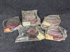 lot 45 image: Lot of Suzuki Brake Cables - Part Nos. 58100-18000, 58100-11720, 58110-01761, 58100-97010, 58100-18000, and more NOS