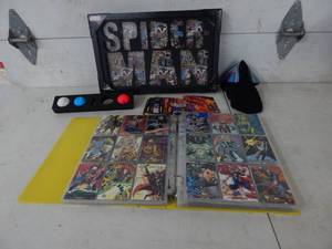 Marvel Collector Cards, Spiderman Sign & Golf Balls
