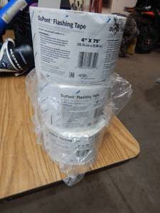 3-New Rolls Of Dupont Flashing Tape 4 x 75