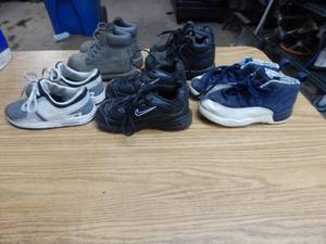5-Pair Kids Shoes Size 9-10 (Nike Timberland Jordan)