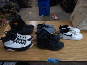 5-Pair Shoes Size 6-7.5 Timberland Nike Jordan