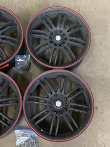Set Of (4) Focal 5-Lug 17 Car Wheels