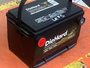 Unused Die-Hard Gold 12Volt Automotive Battery