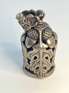 lot 36 image: Gordon R. Barnett (GRB) Sterling Bell Pendant