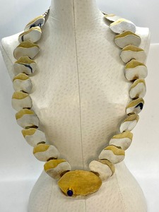 lot 149 image: Stunning Two-Tone Sterling Necklace & Matching Sterling Earrings