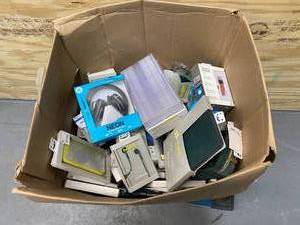 lot 68 image: Box Full of Various Electronics Related Items
