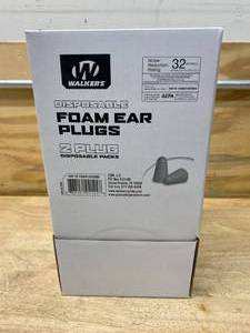 lot 48 image: WALKERS SAFETY Foam Ear Plugs (100 Pairs)