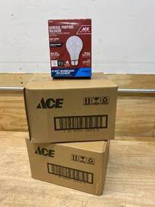 lot 35 image: ACE Lot of 2 Cases of-  General Purpose Halogen Light Bulbs (6 packs of 4 per case)