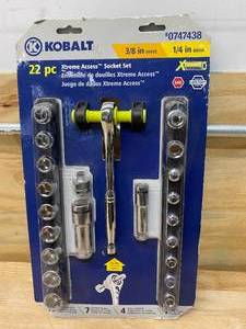 lot 49 image: KOBALT Xtreme Access 22-Piece Set Drive Set