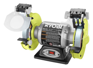 lot 37 image: RYOBI 2.1 Amp 6 in. Grinder with LED Lights