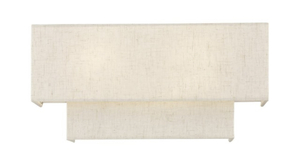 lot 56 image: LIVEX LIGHTING Claremont 2 Light English Bronze ADA Wall Sconce
