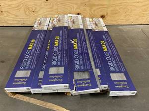 lot 7 image: TRUSTONE Lot of 6 Cases of FC2640-1 Waterproof Stone Composite Flooring  1 Partial Case (142 Sq. Ft.)