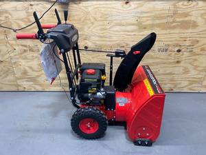 lot 4 image: POWERSMART 24 in. 2-Stage Electric Start Gas Snow Blower with LED Light