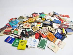 lot 31 image: Lot of Vintage Advertising Matchbooks