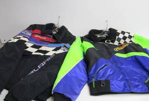 lot 36 image: Polaris & Arctic Cat Snowmobile Racing Jackets