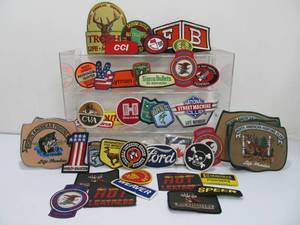 lot 116 image: Large Group of Vintage etc Jacket Patches