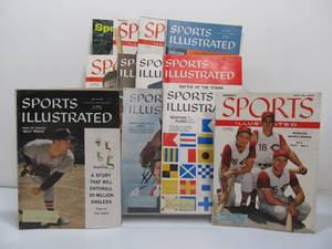 lot 128 image: Group of Old 1950s-60s SPORTS ILLUSTRATED Magazines