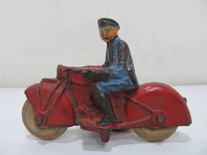 lot 137 image: Vintage 1930s Era Auburn Motorcycle Toy