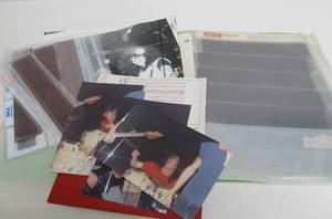 lot 90 image: Lot of Vintage 1980s Local Venue Rock Band & Concert Photos Negatives etc #1