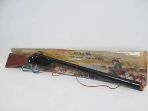 lot 107 image: Vintage DAISY Model 55 Lever Action Pop Gun Rifle