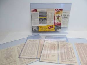 lot 109 image: Lot of Original 1940s University of Minnesota Football Programs etc