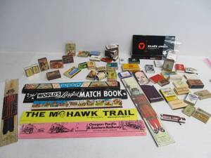 lot 111 image: Group of Vintage Advertising Matchbooks