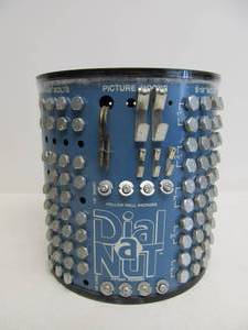 lot 167 image: Vintage Dial-A-Nut Rotating Hardware Holder