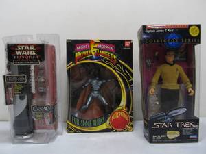 lot 180 image: 3 New in Box Action Figures