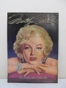lot 181 image: MARILYN MONROE Metal Sign