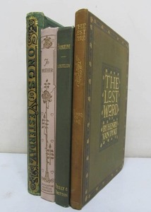 lot 208 image: Very Nice Group of 4 Antique Victorian Hardcover Books