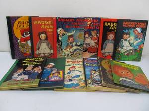 lot 209 image: Lot of Vintage & Antique Raggedy Ann etc Books