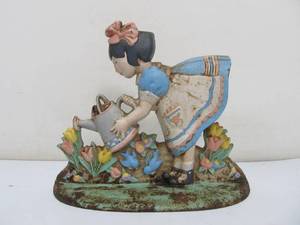 lot 222 image: Vintage Cast Iron Door Stop