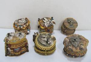 lot 225 image: Hamilton Collection Steve Kehrli Native American Trinket Boxes