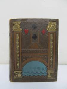 lot 248 image: Excellent 1920s Embossed Bridge Set Playing Card Game Box