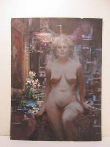 lot 58 image: Original AcrylicOil Nude Painting by Illustration Artist JOHN BERKEY 
