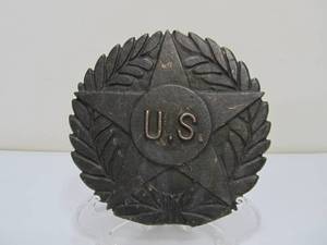 lot 274 image: Antique Brass Trenton Emblem Company U.S. Grave Marker