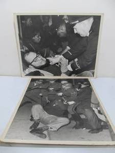 lot 286 image: 2 Original 1960s Large Format Photographs - NPPA Photo Contest Entries - Subdued By Force
