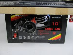 lot 66 image: New or Like-New 10 Bench Table Saw
