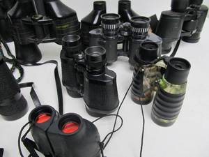 lot 80 image: Large Lot of Assorted Binoculars 