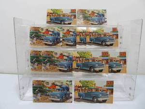 lot 294 image: Lot of Orig 1950s CHEVY TRUCK Dealership Advertising Postcards