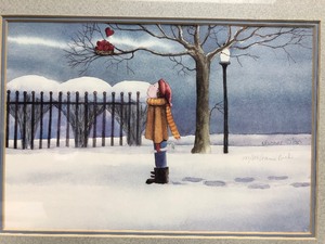 lot 334 image: Framed Signed Numbered Connie Bieber Print