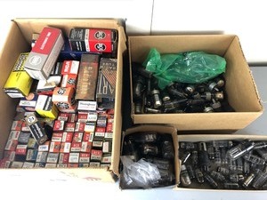 lot 89 image: Lot of Vintage Radio Tubes & Tube Tester