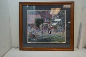 Impressionism cottage scene