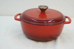 gourmet living cast iron pot